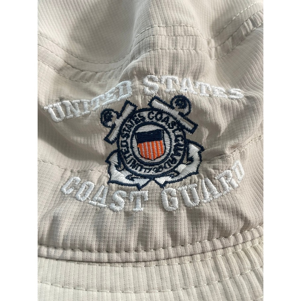 The Game United States Coast Guard USCG Boonie Sun Hat Tan Adjustable Ripstop - Picture 2 of 7